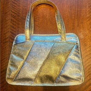 Vintage Metallic Gold Silver Women's Tote Bag